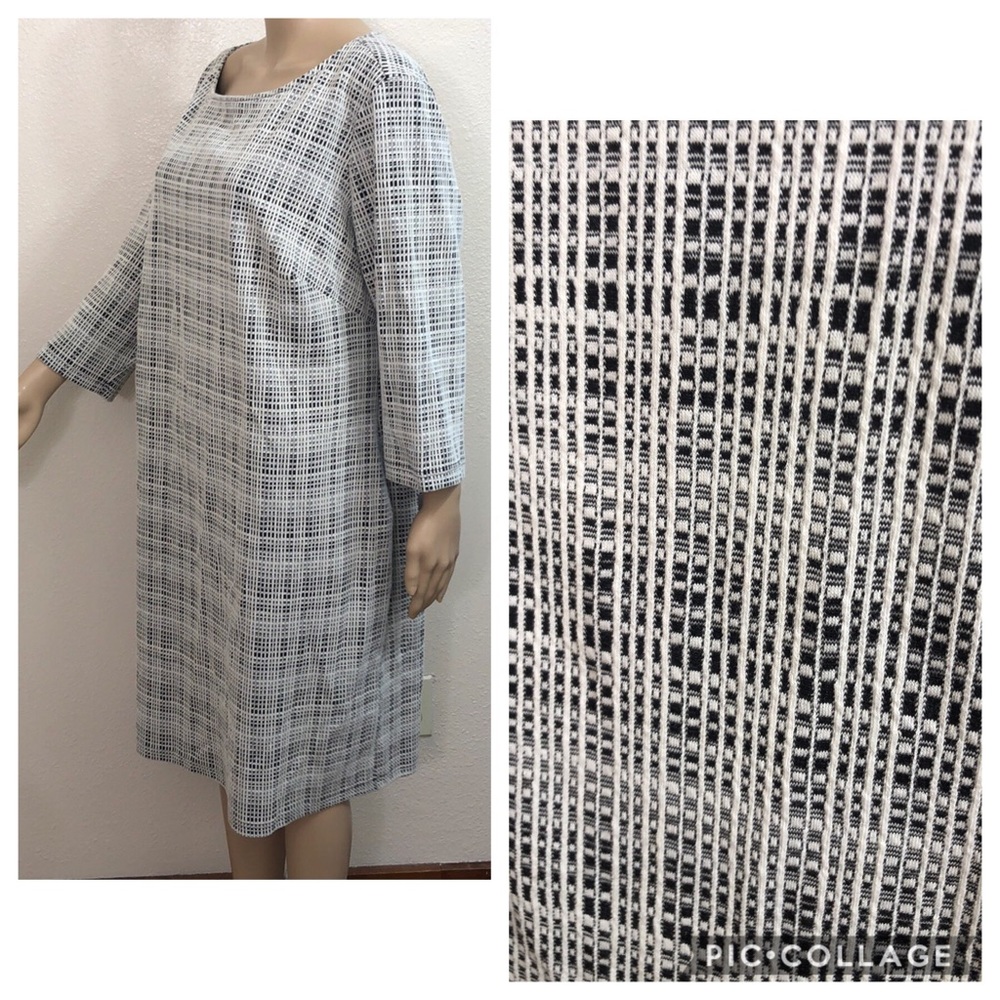 🆕 Sharagano Black & Ivory Dress Size 18W